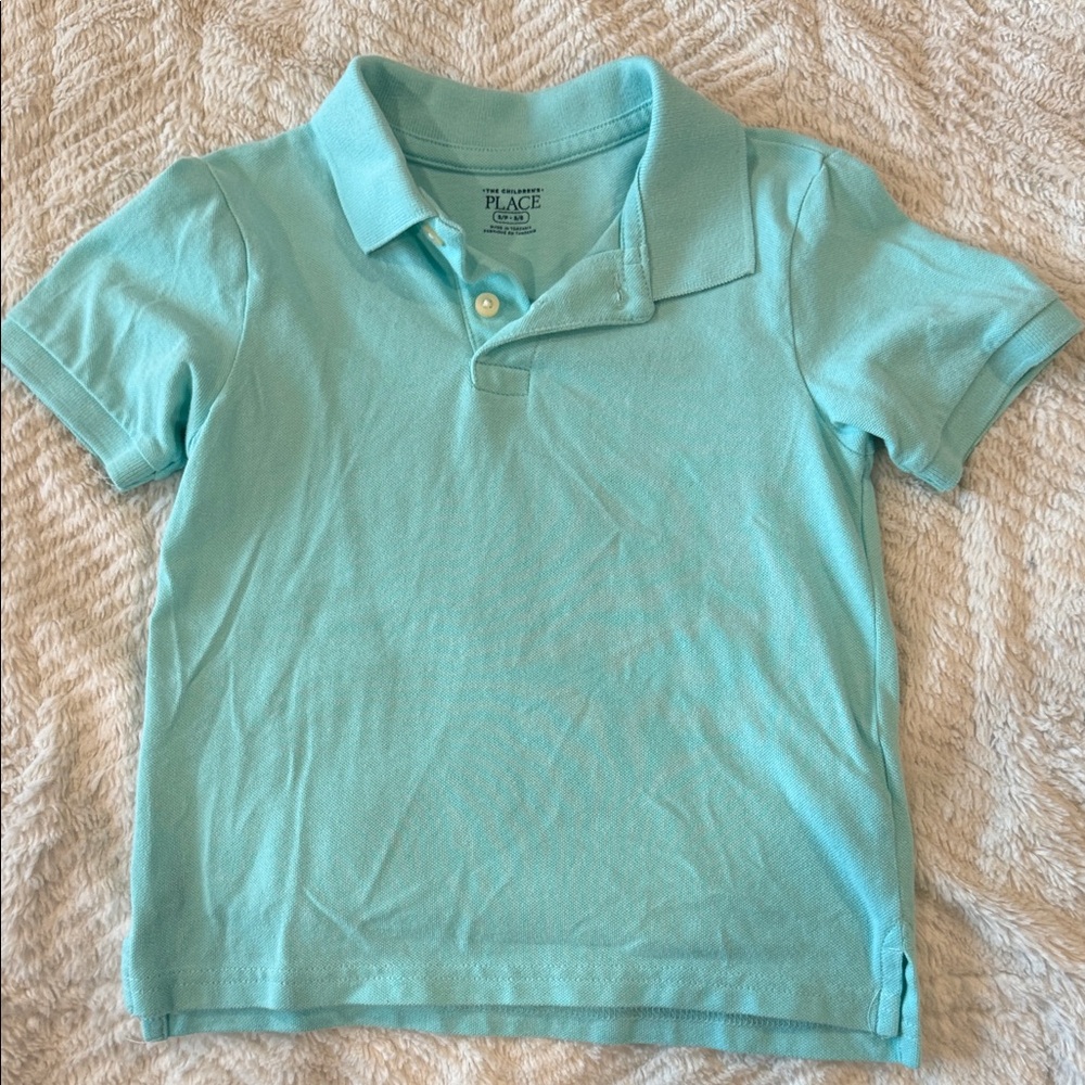 The Children's Place Light Blue Polo Shirt for Kids